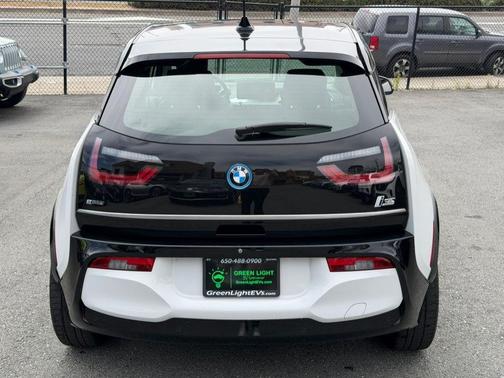 Capparis White w/BMW i Frozen Blue Accent 2019 BMW i3 120 Ah BEV