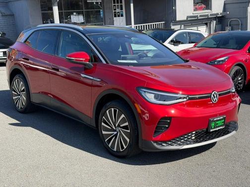 Aurora Red Metallic w/Black Roof 2023 Volkswagen ID.4 Pro S Plus AWD