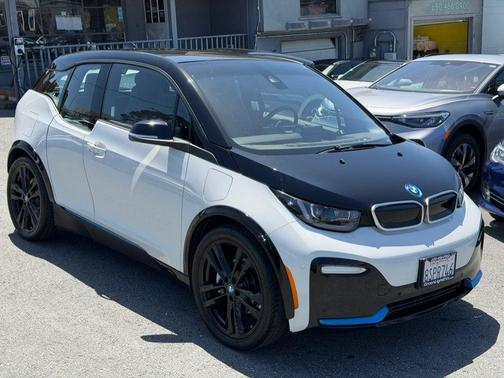 Capparis White w/BMW i Frozen Blue Accent 2020 BMW i3 120Ah w/Range Extender