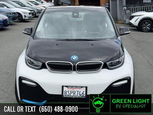 Capparis White w/BMW i Frozen Blue Accent 2020 BMW i3 120Ah w/Range Extender