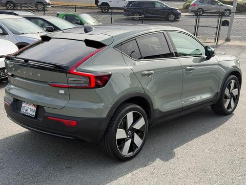 Sage Green Metallic 2023 Volvo C40 Recharge Pure Electric Twin Ultimate