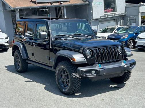 Black Clearcoat 2023 Jeep Wrangler 4xe Willys