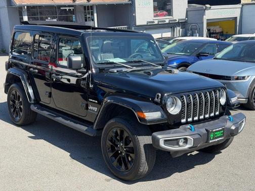 Black Clearcoat 2023 Jeep Wrangler 4xe Sahara
