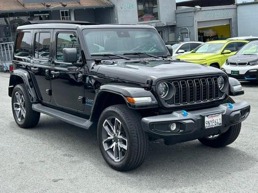Black Clearcoat 2024 Jeep Wrangler 4xe Sport S