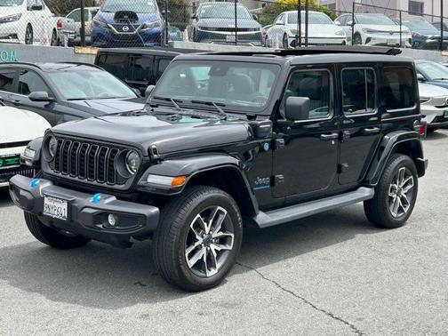 Black Clearcoat 2024 Jeep Wrangler 4xe Sport S
