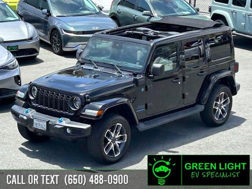 Black Clearcoat 2024 Jeep Wrangler 4xe Sport S