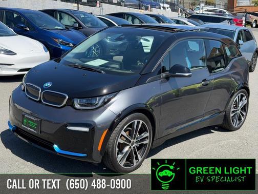 Mineral Gray Metallic w/BMW i Frozen Blue Accent 2019 BMW i3 120 Ah w/Range Extender