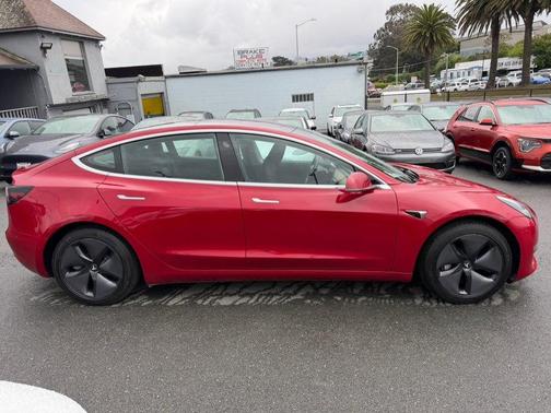 Red Multi-Coat 2018 Tesla Model 3 Mid Range