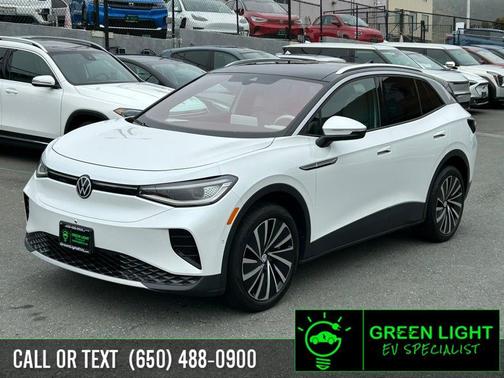 Opal White w/Black Roof 2023 Volkswagen ID.4 Pro S Plus AWD