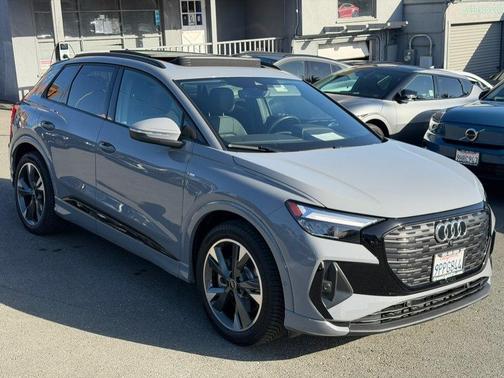 Pebble Gray 2024 Audi Q4 e-tron Premium Plus 55 quattro