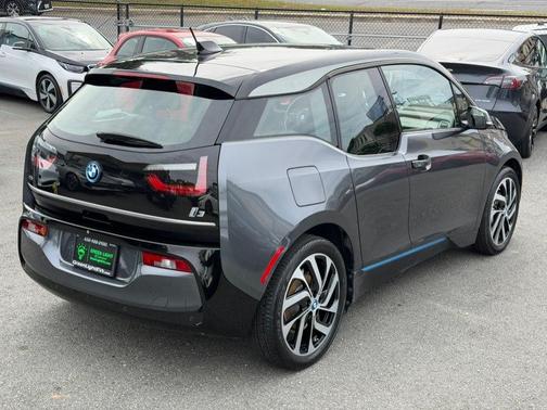 Mineral Gray Metallic w/BMW i Frozen Blue Accent 2018 BMW i3 94 Ah