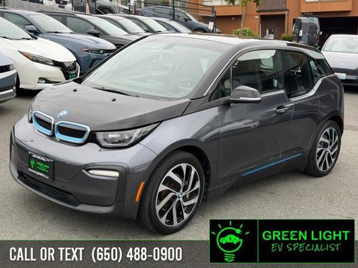 Mineral Gray Metallic w/BMW i Frozen Blue Accent 2018 BMW i3 94 Ah
