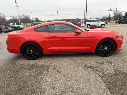 Orange 2015 Ford Mustang V6