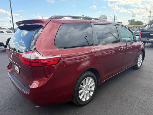 Burgundy 2015 Toyota Sienna XLE Premium