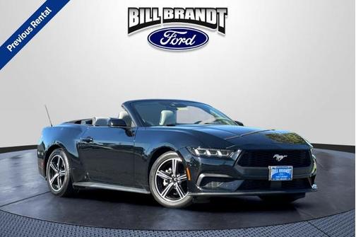 SHADOW BLACK 2024 Ford Mustang ECOBOOST PREMIUM