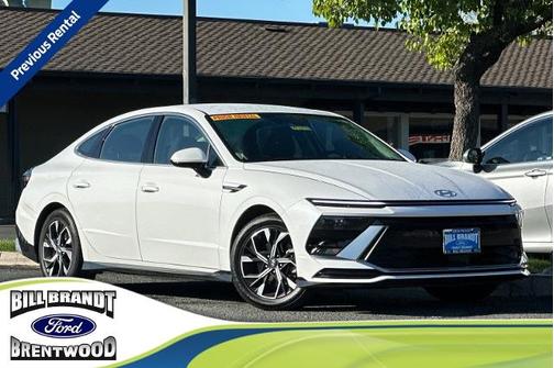White 2024 Hyundai SONATA SEL
