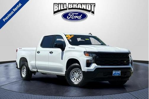 Summit White 2023 Chevrolet Silverado 1500 WT
