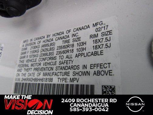 2017 Honda CR-V EX-L