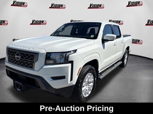 Glacier White 2022 Nissan Frontier SV