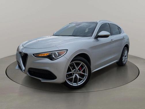Silverstone Gray Metallic 2020 Alfa Romeo Stelvio Ti Sport
