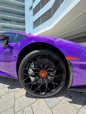 Purple 2023 Lamborghini Huracan STO Coupe