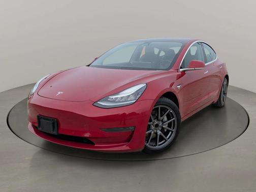 Red Multi-Coat 2018 Tesla Model 3 Mid Range