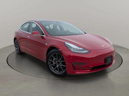 Red Multi-Coat 2018 Tesla Model 3 Mid Range