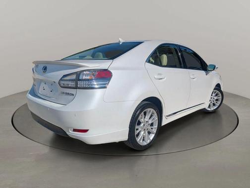 White 2010 Lexus HS 250h HS 250h Sedan 4D