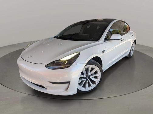 White 2022 Tesla Model 3 Long Range