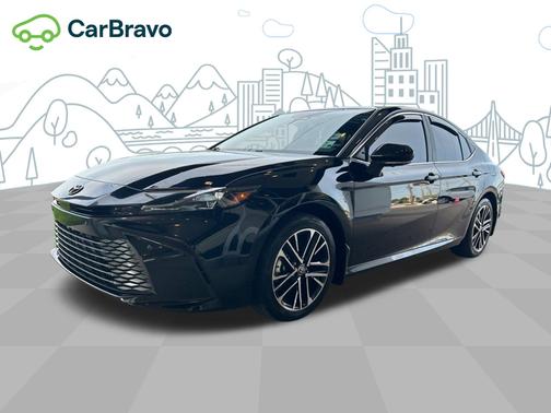 Midnight Black Metallic 2025 Toyota Camry XLE