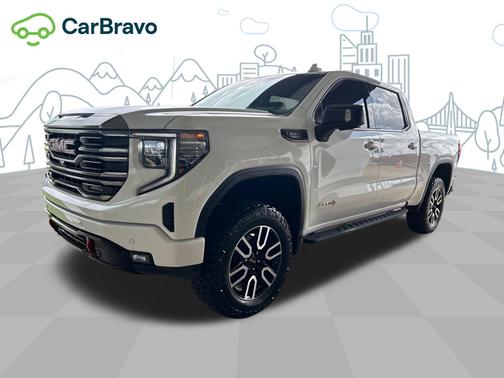 Summit White 2023 GMC Sierra 1500 AT4