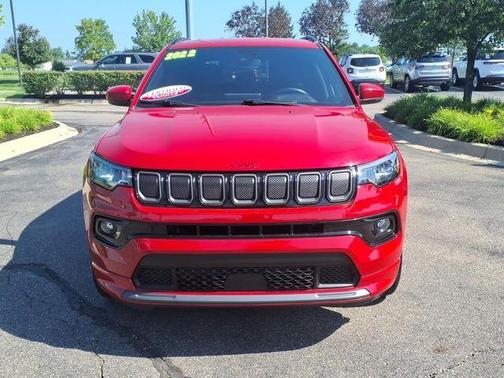 Red 2022 Jeep Compass Limited