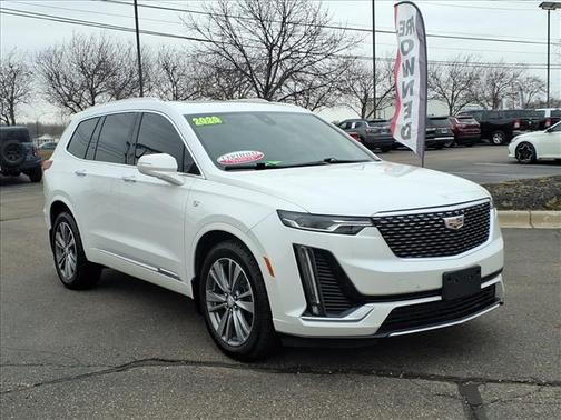 Crystal White Tri-Coat 2020 Cadillac XT6 Premium Luxury AWD