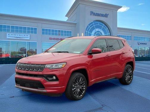 Red 2022 Jeep Compass Limited