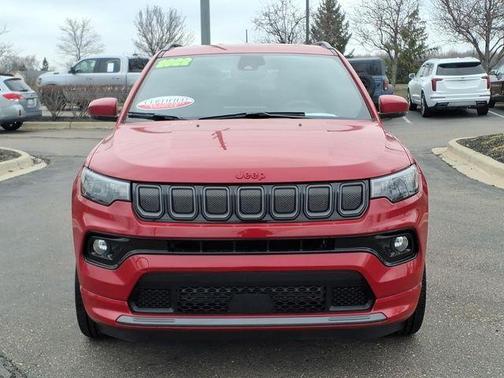 Red 2022 Jeep Compass Limited