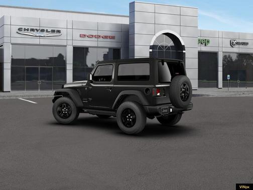 Black 2026 Jeep Wrangler Sport