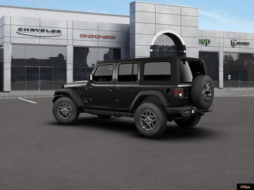 Black 2026 Jeep Wrangler Sport
