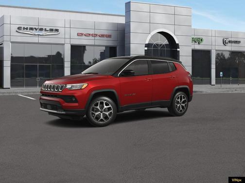 Red 2026 Jeep Compass Limited