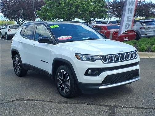 Bright White Clearcoat 2023 Jeep Compass Limited