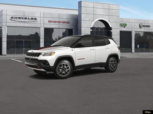 Bright White 2026 Jeep Compass Trailhawk