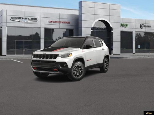 Bright White 2026 Jeep Compass Trailhawk