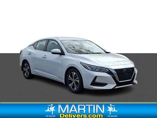 Aspen White TriCoat Pearl 2022 Nissan Sentra SV