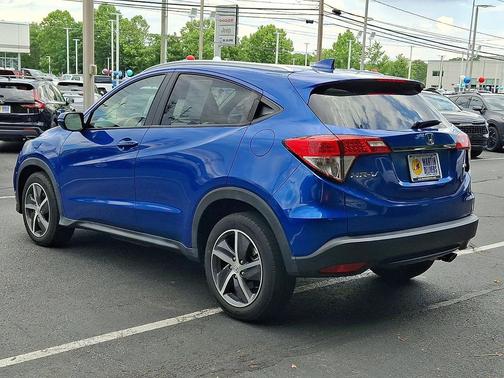 Aegean Blue Metallic 2022 Honda HR-V EX