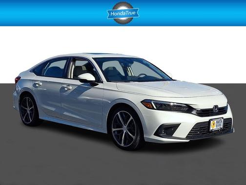 Platinum White Pearl 2024 Honda Civic Touring