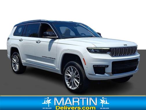 Bright White Clearcoat 2022 Jeep Grand Cherokee L Summit