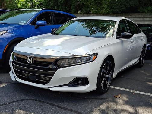 Platinum White Pearl 2021 Honda Accord Sport SE 1.5T
