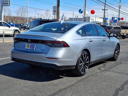 Solar Silver Metallic 2025 Honda Accord Hybrid Touring