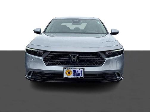 Solar Silver Metallic 2025 Honda Accord Hybrid Touring