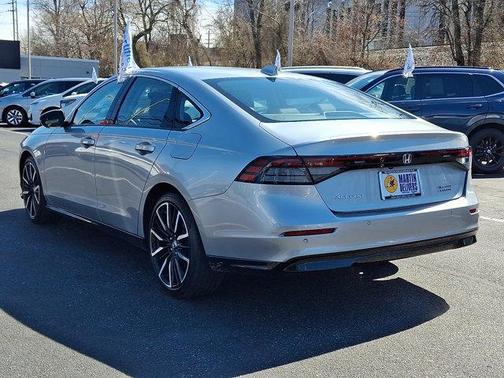 Solar Silver Metallic 2025 Honda Accord Hybrid Touring