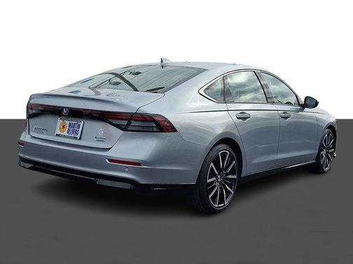 Solar Silver Metallic 2025 Honda Accord Hybrid Touring